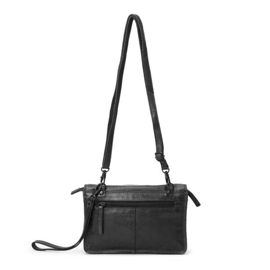 Taske m/overslag - Black 088-1 - Pia ries