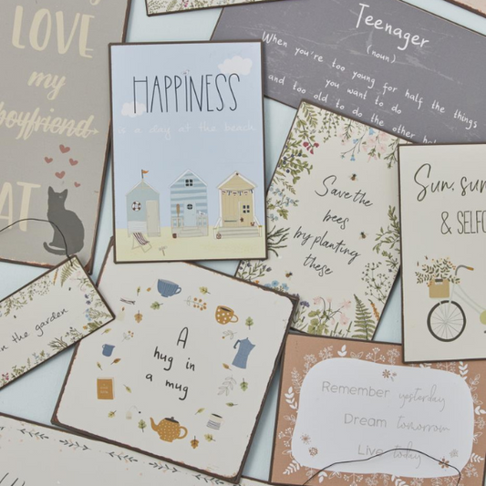 Metalskilt - Boyfriend/Cat - Ib Laursen