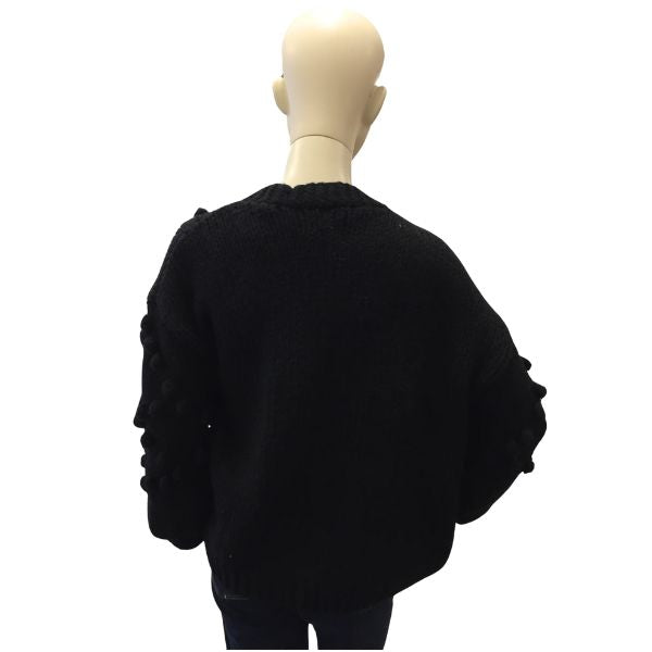 Ella cardigan - Sorte roser - NWL