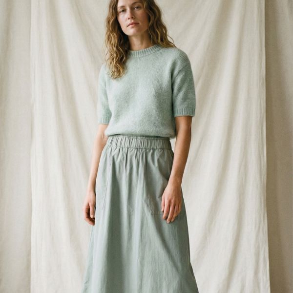 Vilma Skirt - Faded green - La Róuge