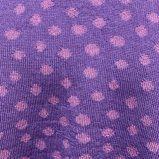 Marie jaquard strik - Lilla - Mariedal