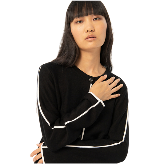 Cardigan - Sort - Surkana