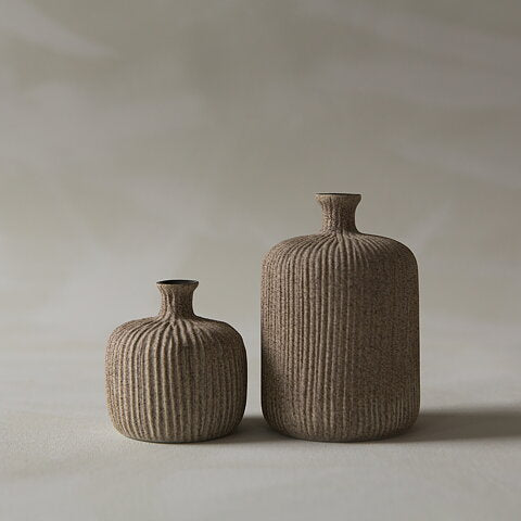 Bottle vase - Medium - Sand - Lindform