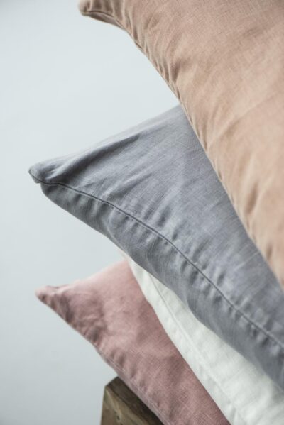 Hør pude 50*50 - Purple ash 6203-84 - Ib Laursen