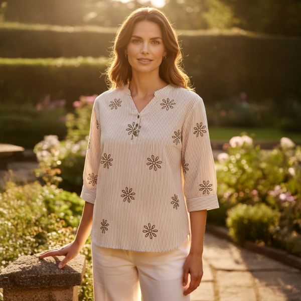 Ella bluse - Sand - Ofelia