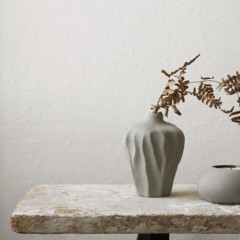 Flower seed vase - 11 cm - Sand grå - Lindform