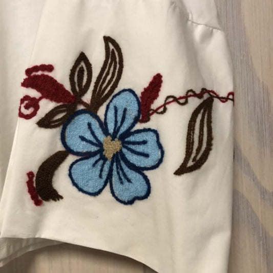 Line skjorte - Blomsterærme - By Lund