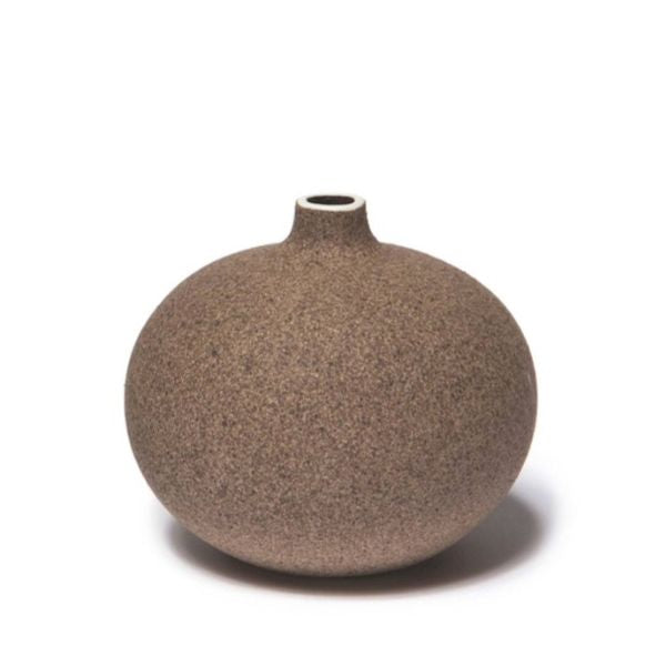 Bari vase - Medium - Mørk sand - Lindform