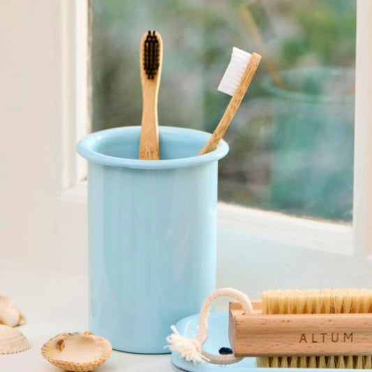 Tandkrus - Lyseblå emalje – Ib Laursen