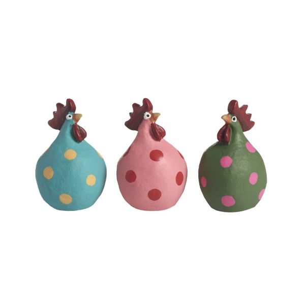 Høns - Polkaprikker - 5,2cm - Nääsgränsgården