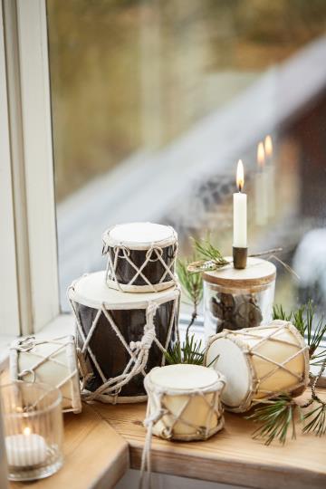 Tromme mellem - Creme - Stilllenat