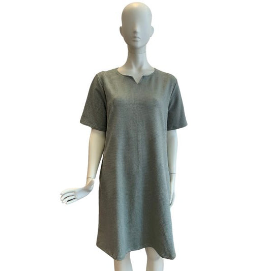 Henny bomuldskjole - Khaki - 6'am