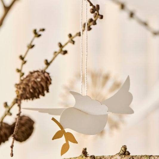 Papirklip - Fugl m. kvist - Ib Laursen