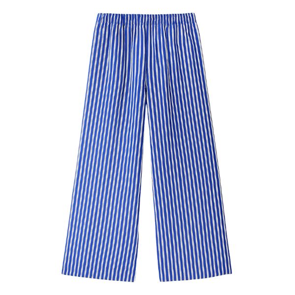 Lulu bukser - Blå/hvid stribet - Amaze Cph.