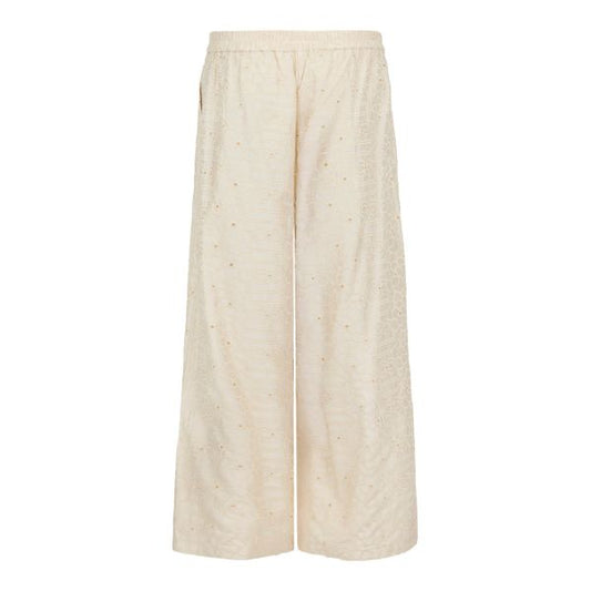 Bukser - Sand blomstermønster - NOEN