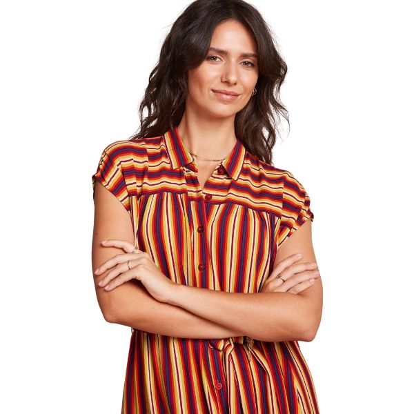 Amy dress giverny - True red - King Louie