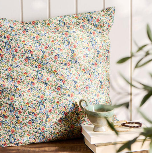 Pudebetræk 60*60 - Grønne blomster - Ib Laursen