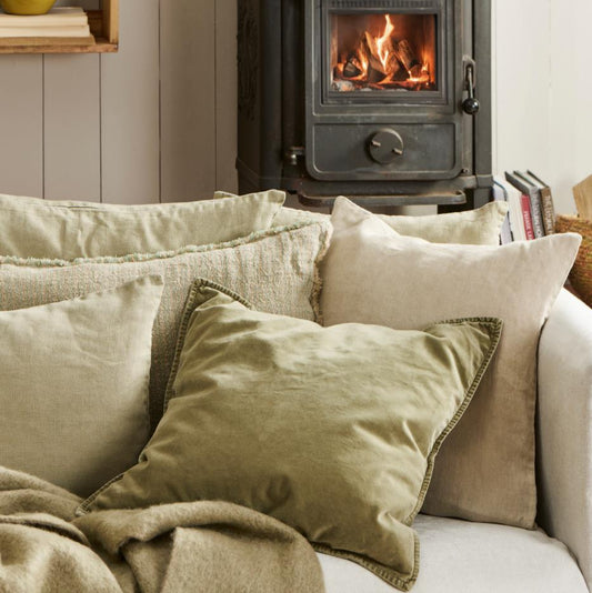 Pudebetræk 50*50 - Eucalyptus grøn - Ib Laursen