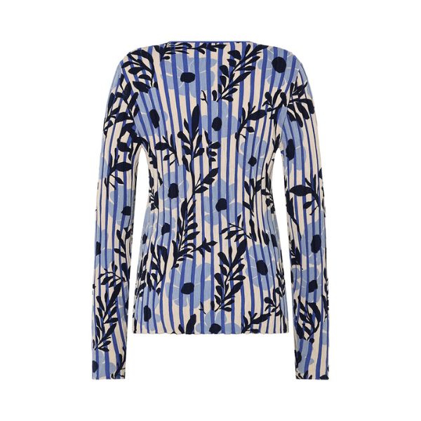 Panama bluse - blue - Mansted