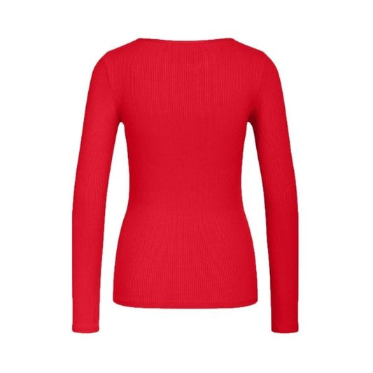 Lisa basic t-shirt - Rød - La Róuge