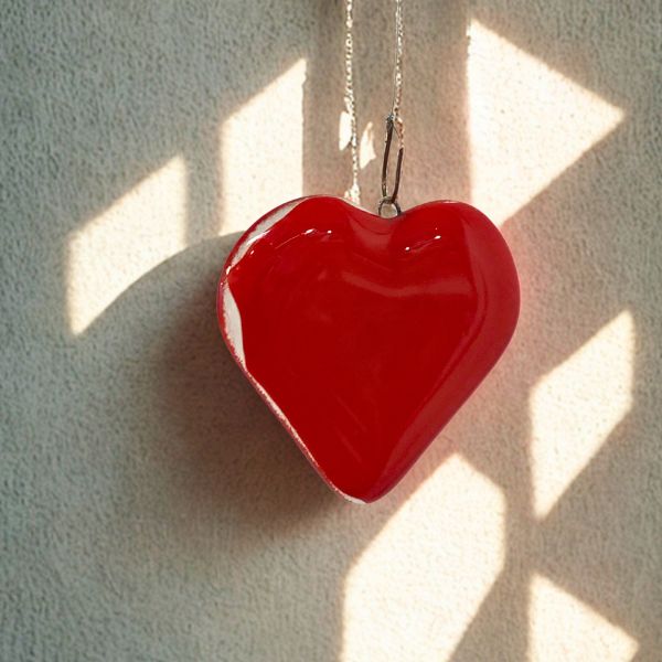 Hjerte t. ophæng - SH Glas