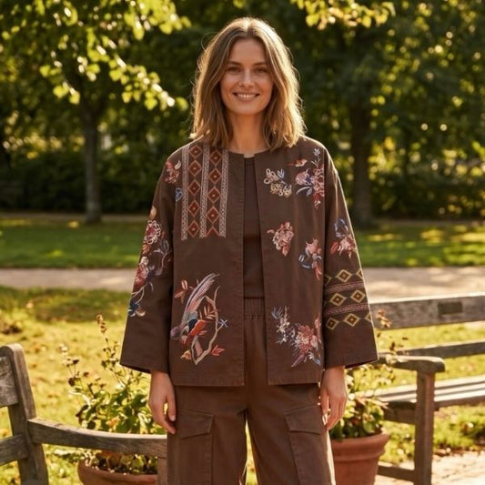 Noa jakke - Dark brown - Amaze Cph.