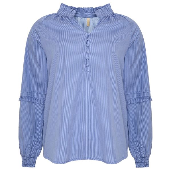 Auris bluse - Blåstribet - Ofelia