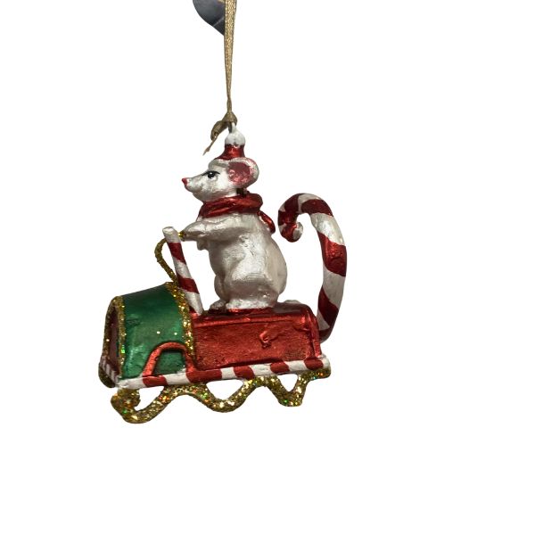 Tivoli-mus i vogn - Julefigur