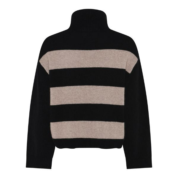 Julie stripe knit - Sand - La Róuge
