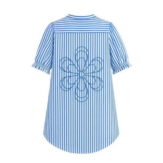 Jay kjole - Blå striber - Marc Lauge