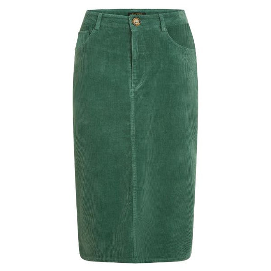 Prisca Skirt Fløjl - Matcha green - King Louie