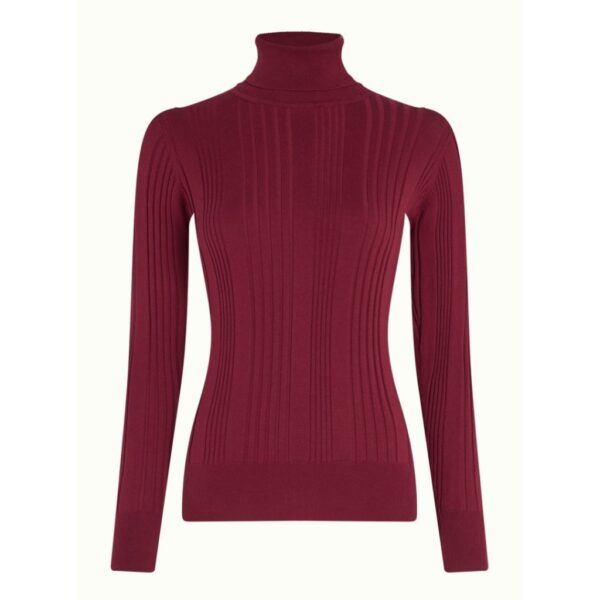 Rib rollneck - Cabernet red - King Louie