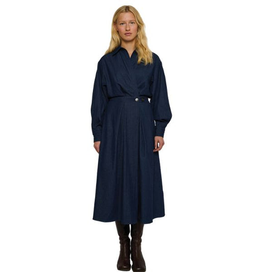 Charlotte kjole - Mørk denim - La Róuge