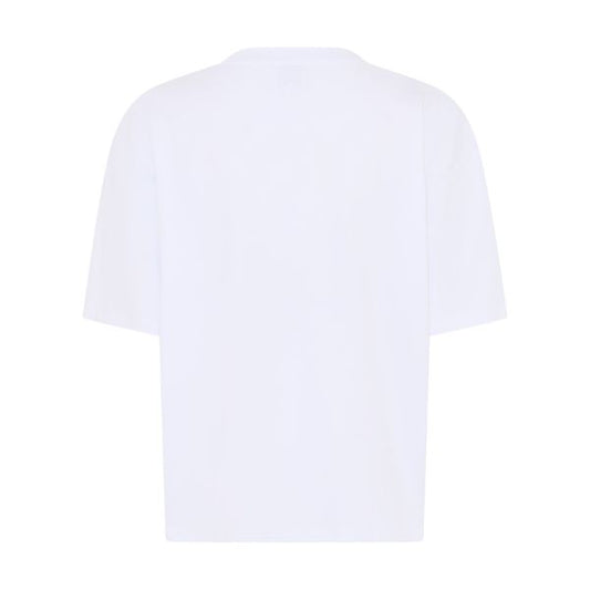 T-Shirt - Oyster print hvid - La Róuge