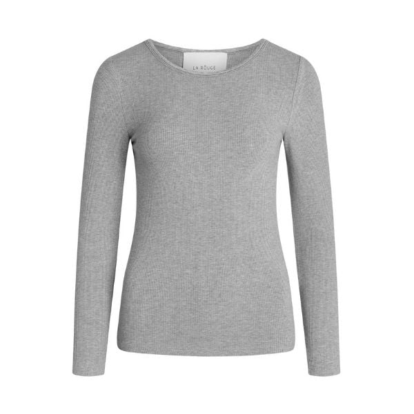 Lisa basic t-shirt – Lysegrå – La Róuge