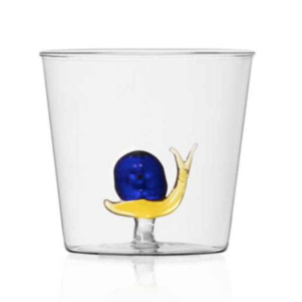 Glas - Snegl Blå/gul - Ichendorf