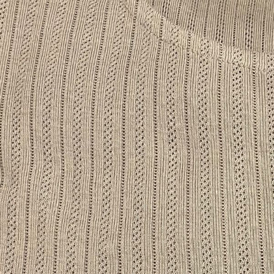 Maj hulmønster bluse - Latte - Ofelia