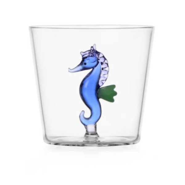 Glas - Blå søhest - Marine garden - Ichendorf