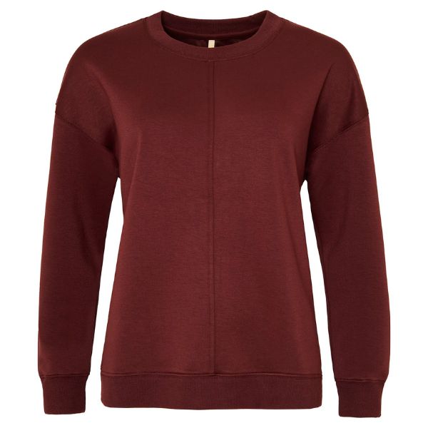 Rimel bluse - Rund hals - Bordeaux - Ofelia