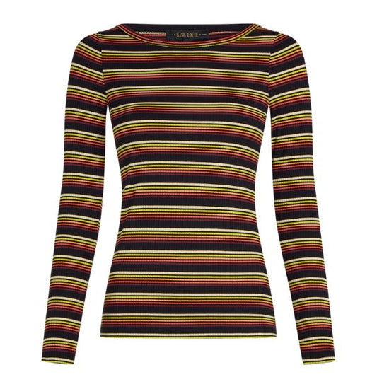 Lili tee - Frostine stripe - King Louie