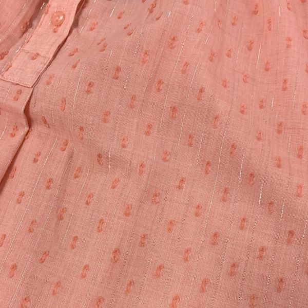 Bluse - Rosa m. sølvtråde - Boho love