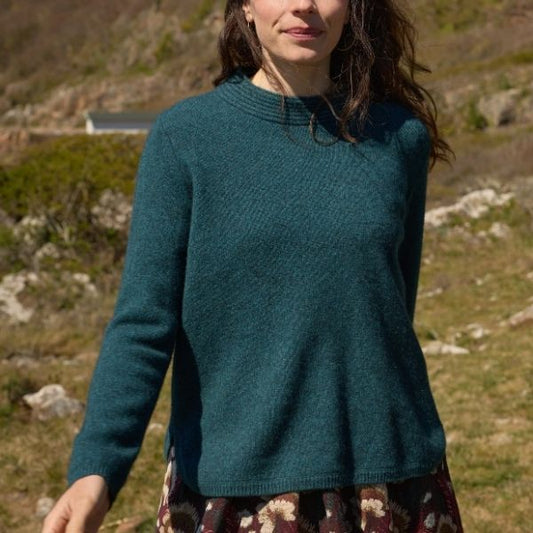 Zoelle yak bluse - Emerald - Mansted