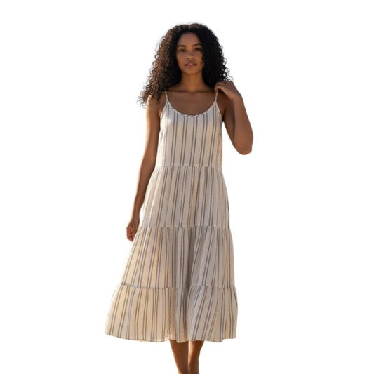 Henni stropkjole - Cream - Ofelia