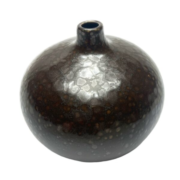 Lindform vase - lille bari - brun plet