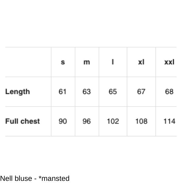 Nell bluse - Mansted