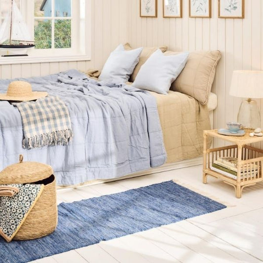 Lang gulvløber 250*60cm - Navy - Ib Laursen