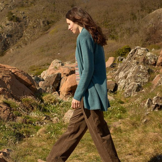 Mitty cardigan - Emerald - Mansted