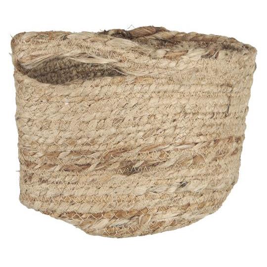 Kurv med hank - Rund jute 65026-00 - Ib Laursen