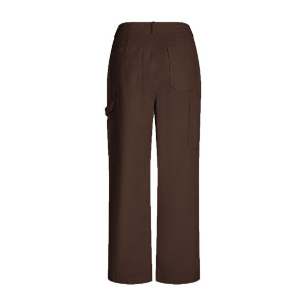 Louise worker pants - Dark Brown - La Róuge