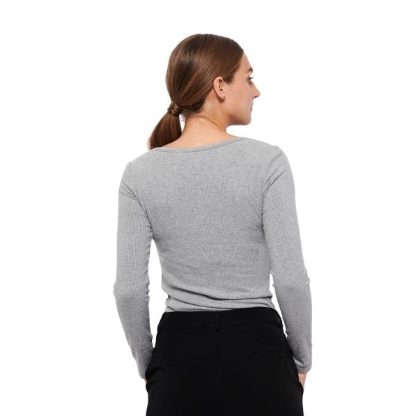 Lisa basic t-shirt – Lysegrå – La Róuge